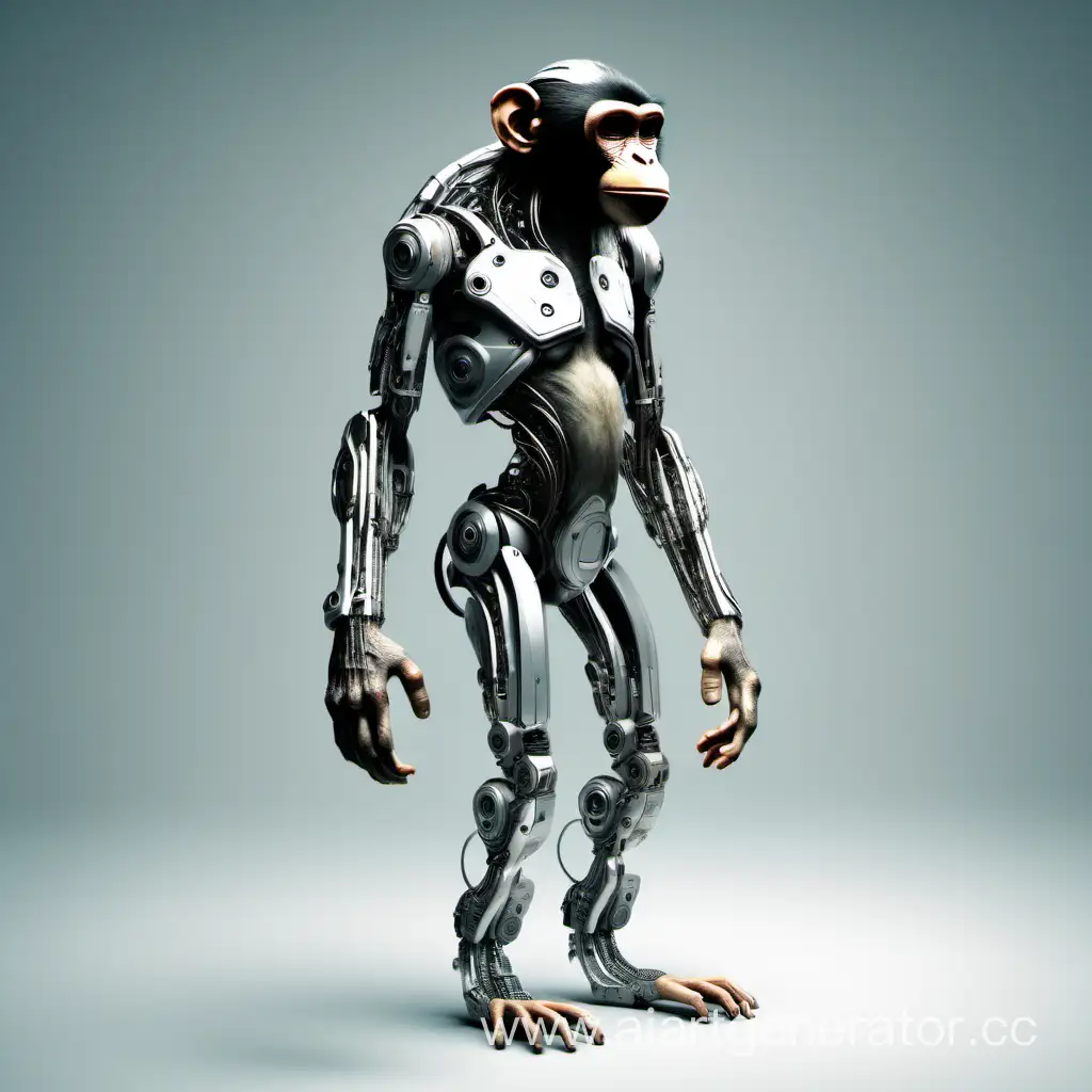 Elevated-Cyborg-Monkey-Displaying-Futuristic-Brilliance