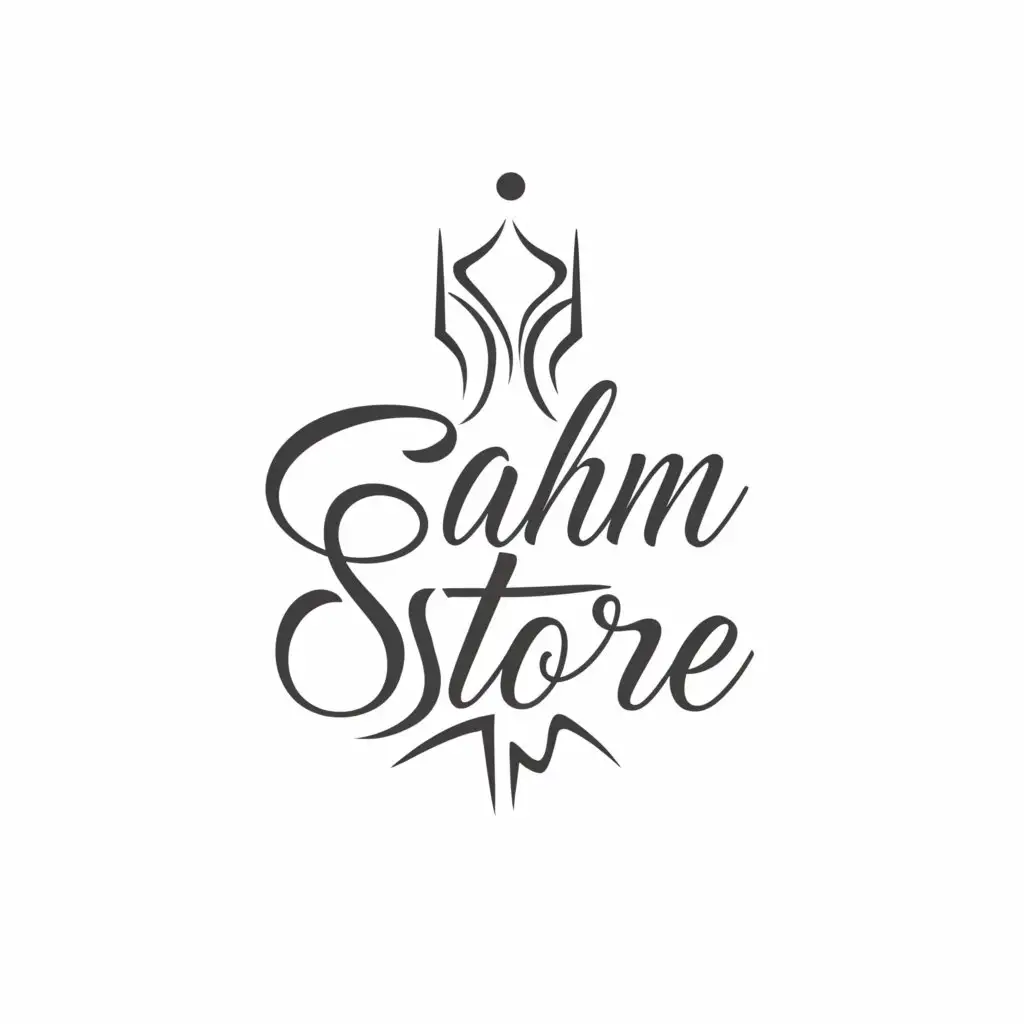 a logo design,with the text "sahm-store", main symbol:logo named sahm-store for brand women fashion,complex,clear background