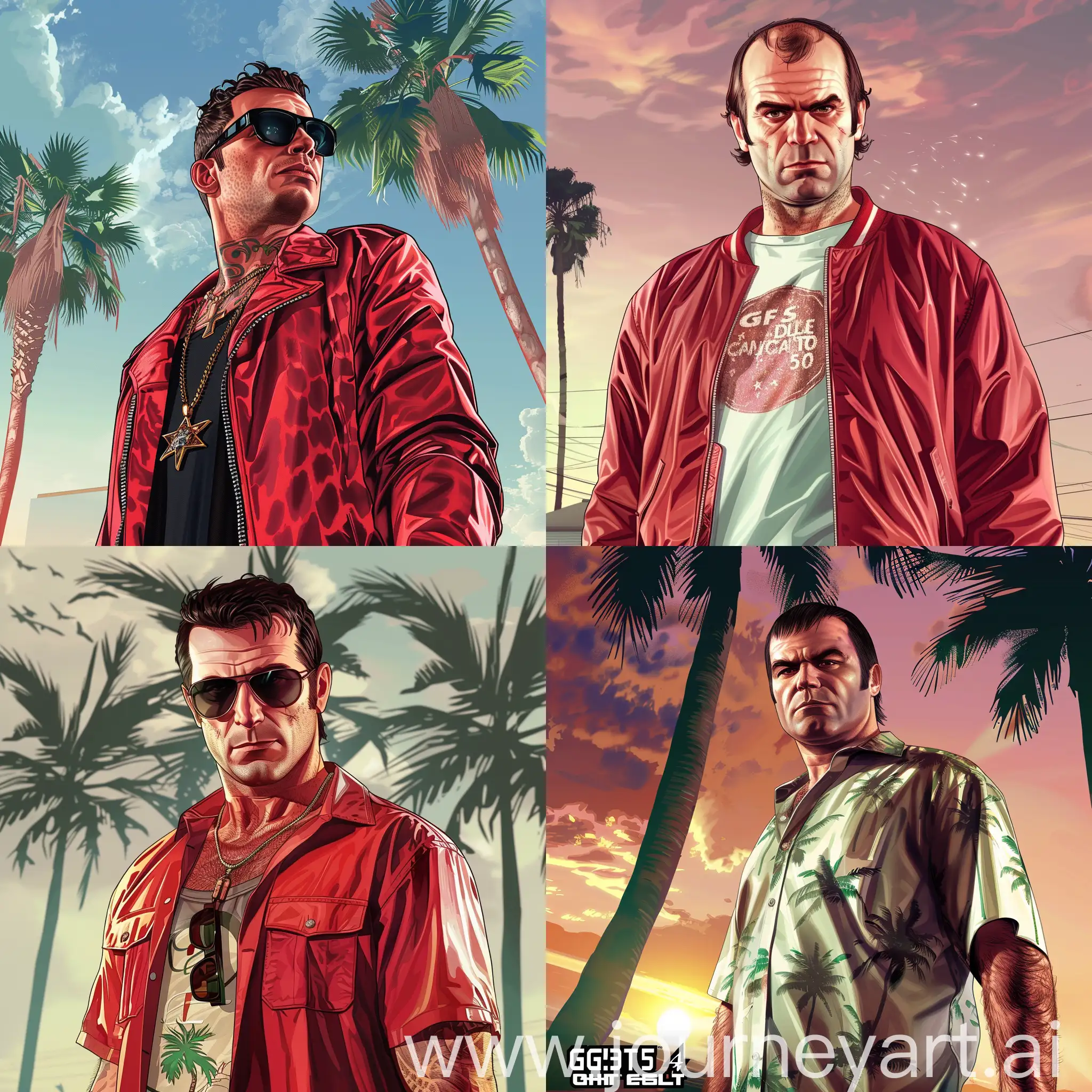 gta 5 character man on the cover --v 6 --ar 1:1 --no 41949