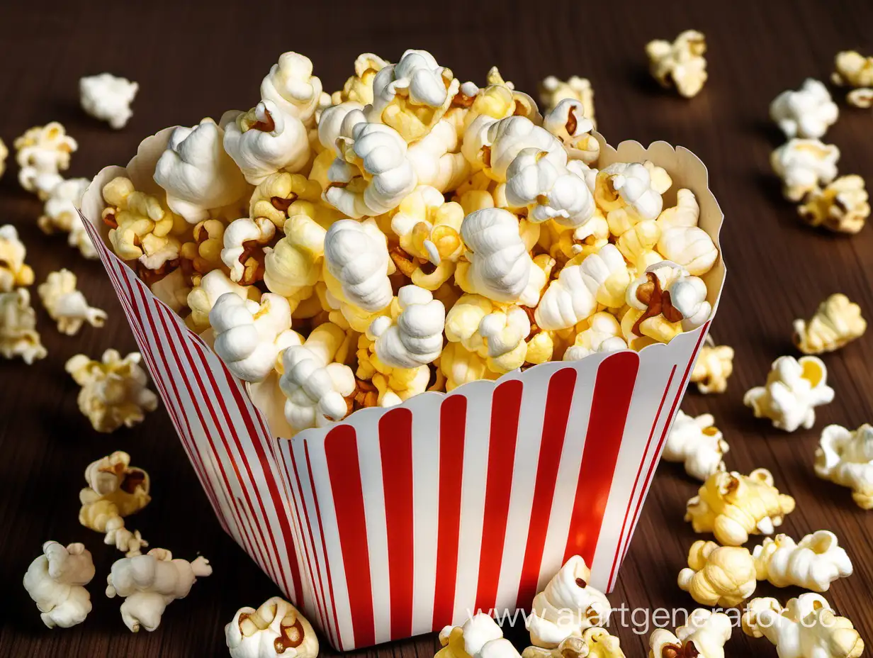 Delicious-Buttered-Popcorn-Snack-in-a-Vibrant-Movie-Night-Setting