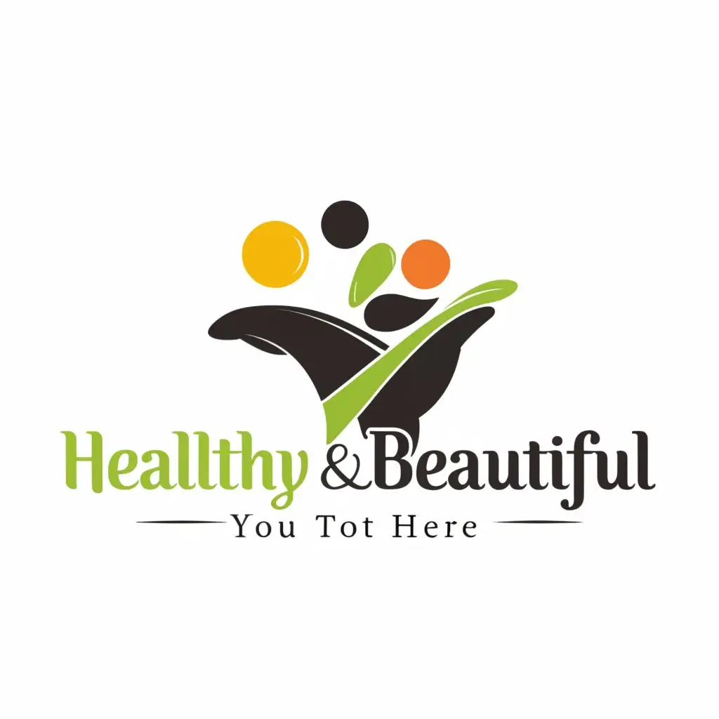 a logo design,with the text 'Healthy And Beautiful', main symbol: Joinwith Us,Moderate,be used in Home Family industry,clear background