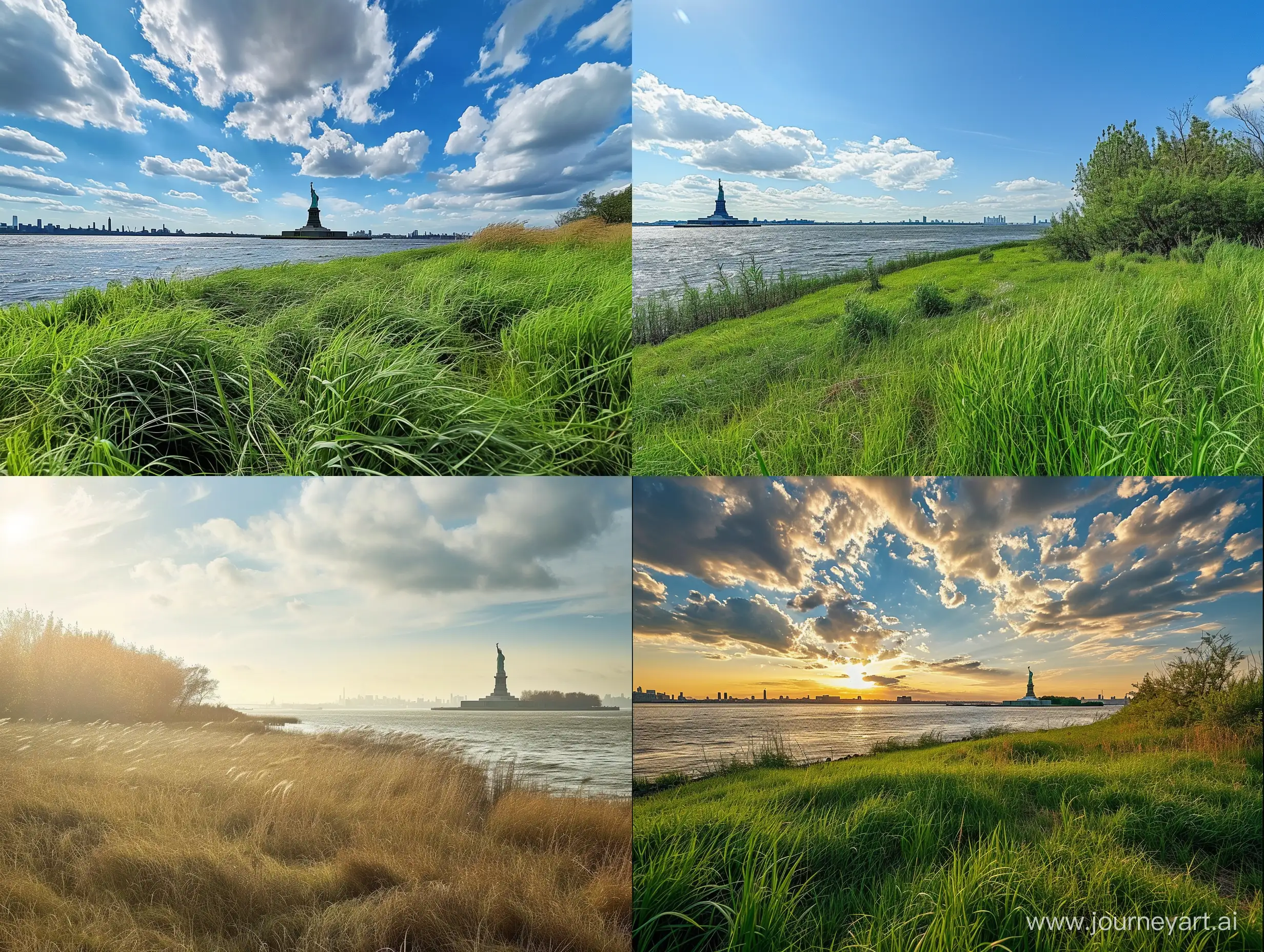 Statue-of-Liberty-View-from-Grassland