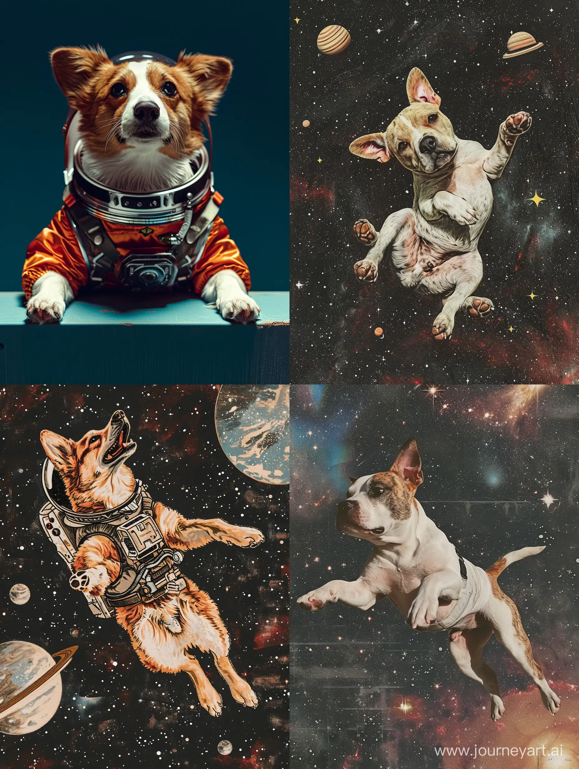 Dog in space
