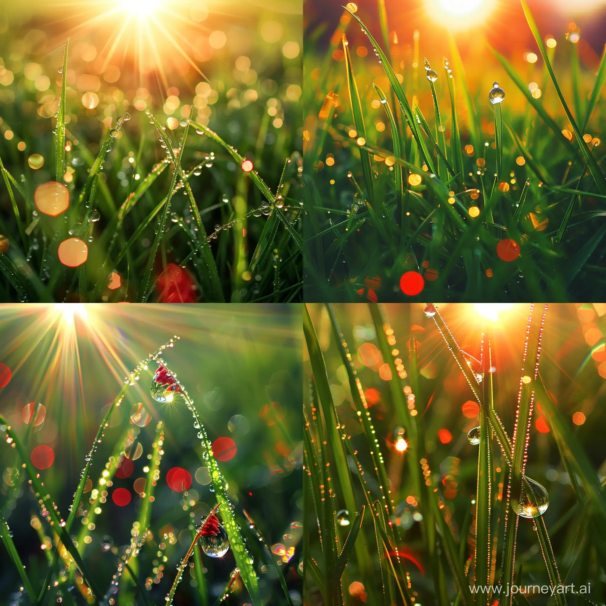 Captivating-Sunlit-Dew-Drops-on-Grassy-Blades