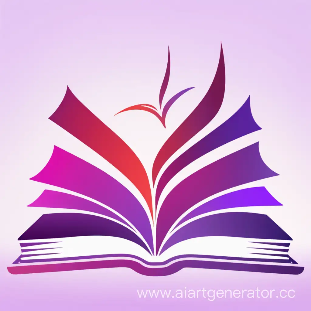 Charming-Bookshop-Logo-in-Enchanting-PurpleRed-Gradient