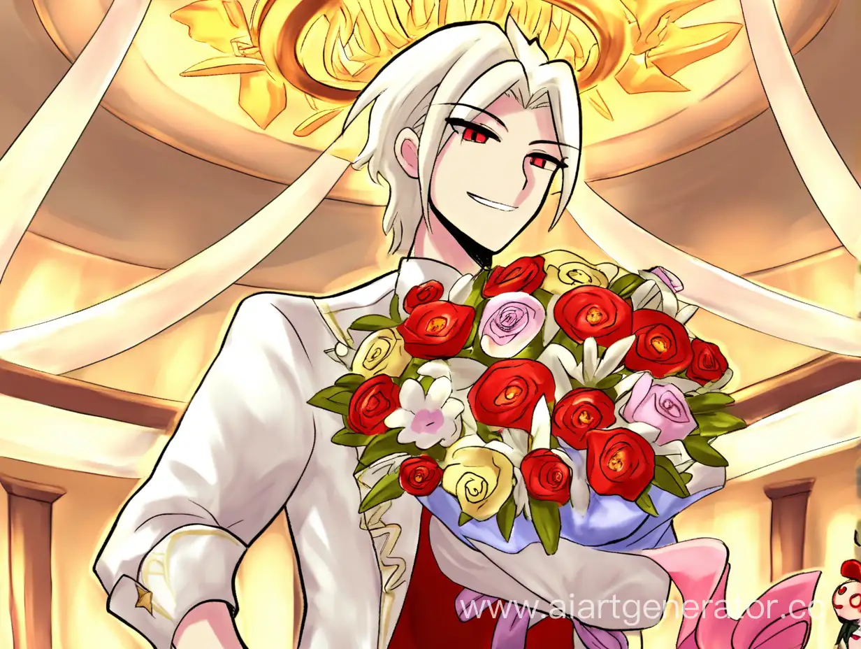 Lucifer-Morningstar-with-a-Bouquet-of-Flowers