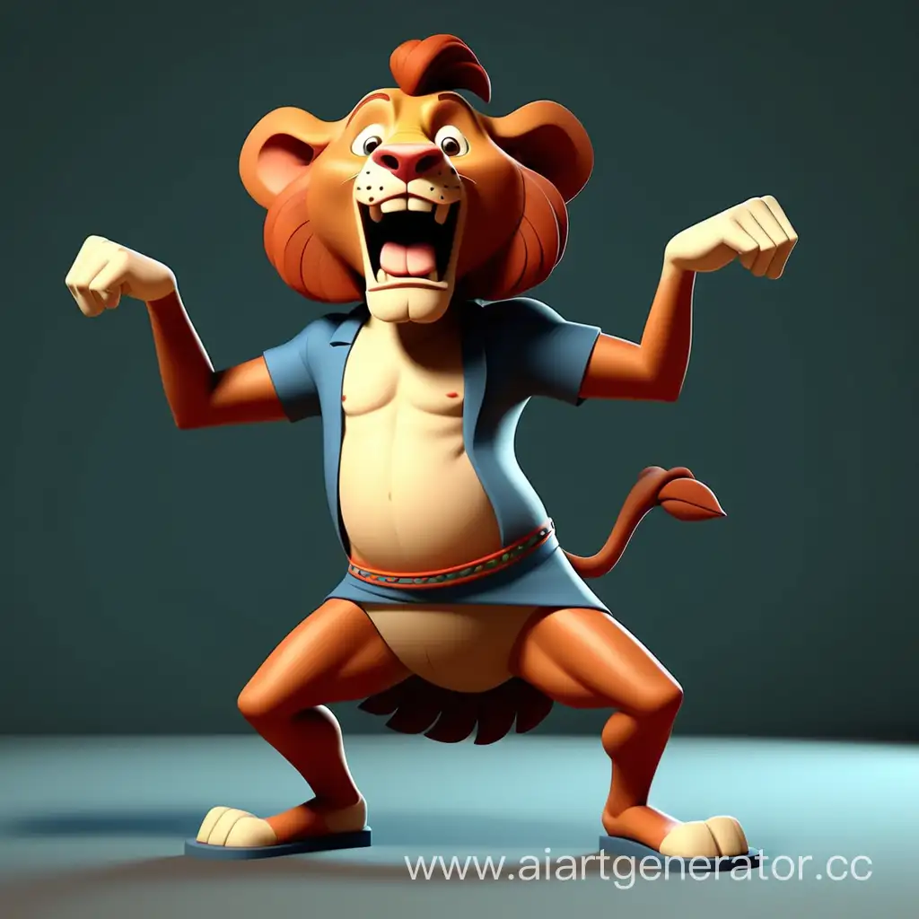 Lively-3D-Cartoon-of-a-Dancing-Lion