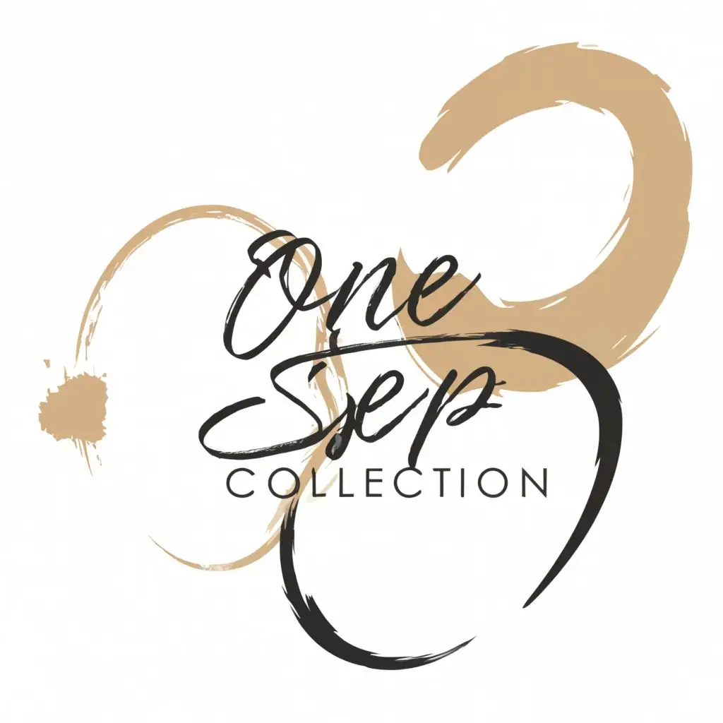 LOGO-Design-for-ONESTEPCOLLECTION-Elegant-CSOs-Symbol-in-a-Luxurious-Spa-Setting-with-a-Clear-Serene-Background