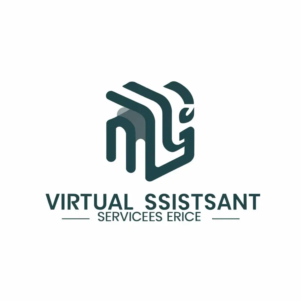 a logo design,with the text "MG Virtual Assistant Services", main symbol:a virtual assistant icon,complex,clear background