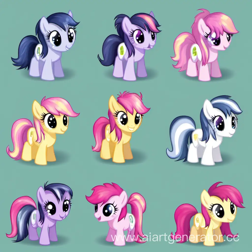 Adorable-Pony-Cutie-Marks-Displaying-Unique-Talents-and-Personalities