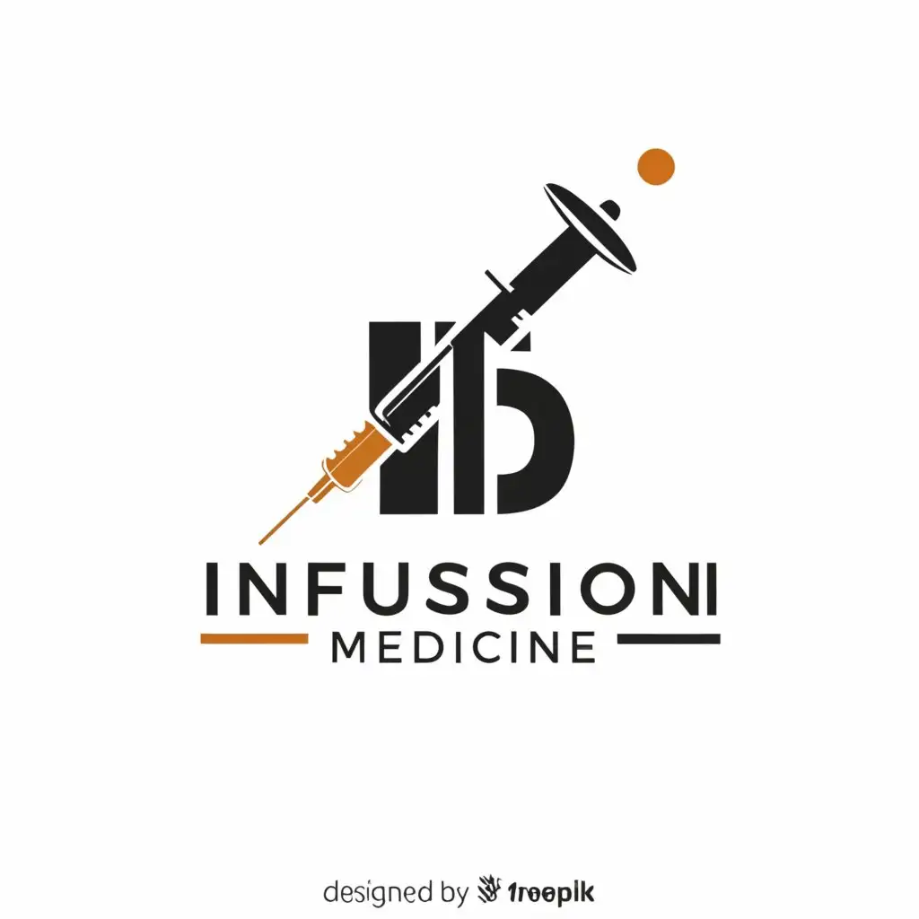 a logo design,with the text "infusion  medicine", main symbol:clear,Moderate,be used in Medical Dental industry,clear background