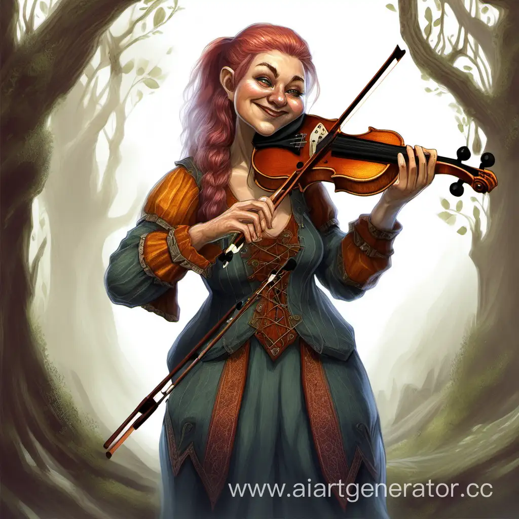 Enchanting-Dwarf-Bard-Woman-Playing-Violin