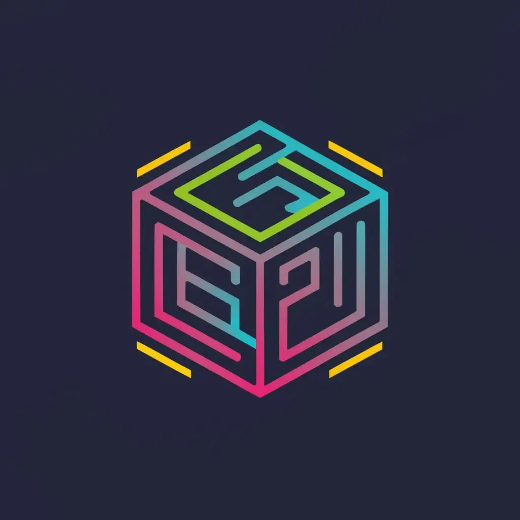 logo, TESSERACT, with the text "TESSERACT", typography, be used in Events industry