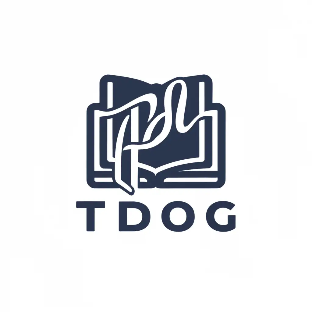 a logo design,with the text "TDOG", main symbol:BIBLE,Moderate,be used in Religious industry,clear background