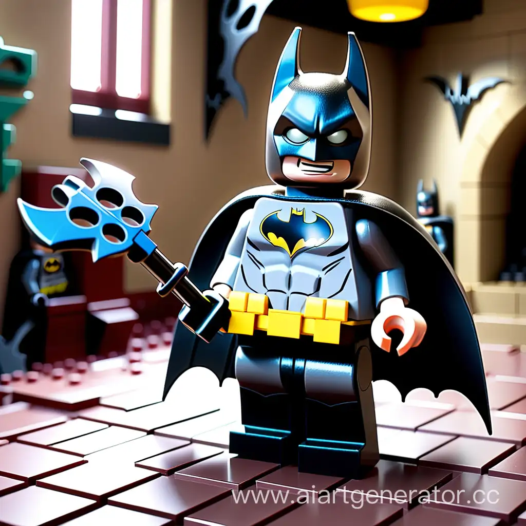 Lego batman with batarang