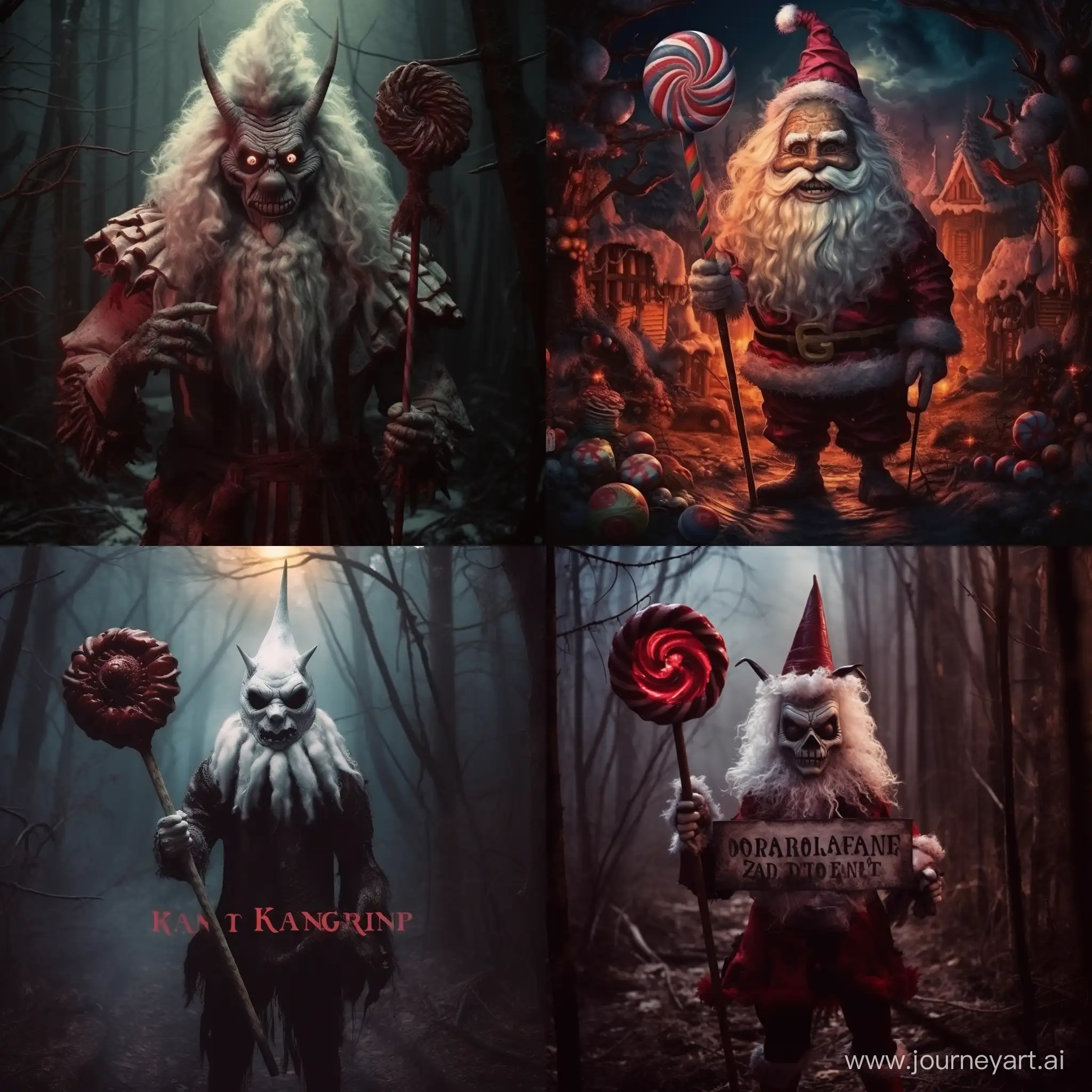 Sinister-Santa-Claus-in-Enchanted-Forest-with-Karonat-Lollipop