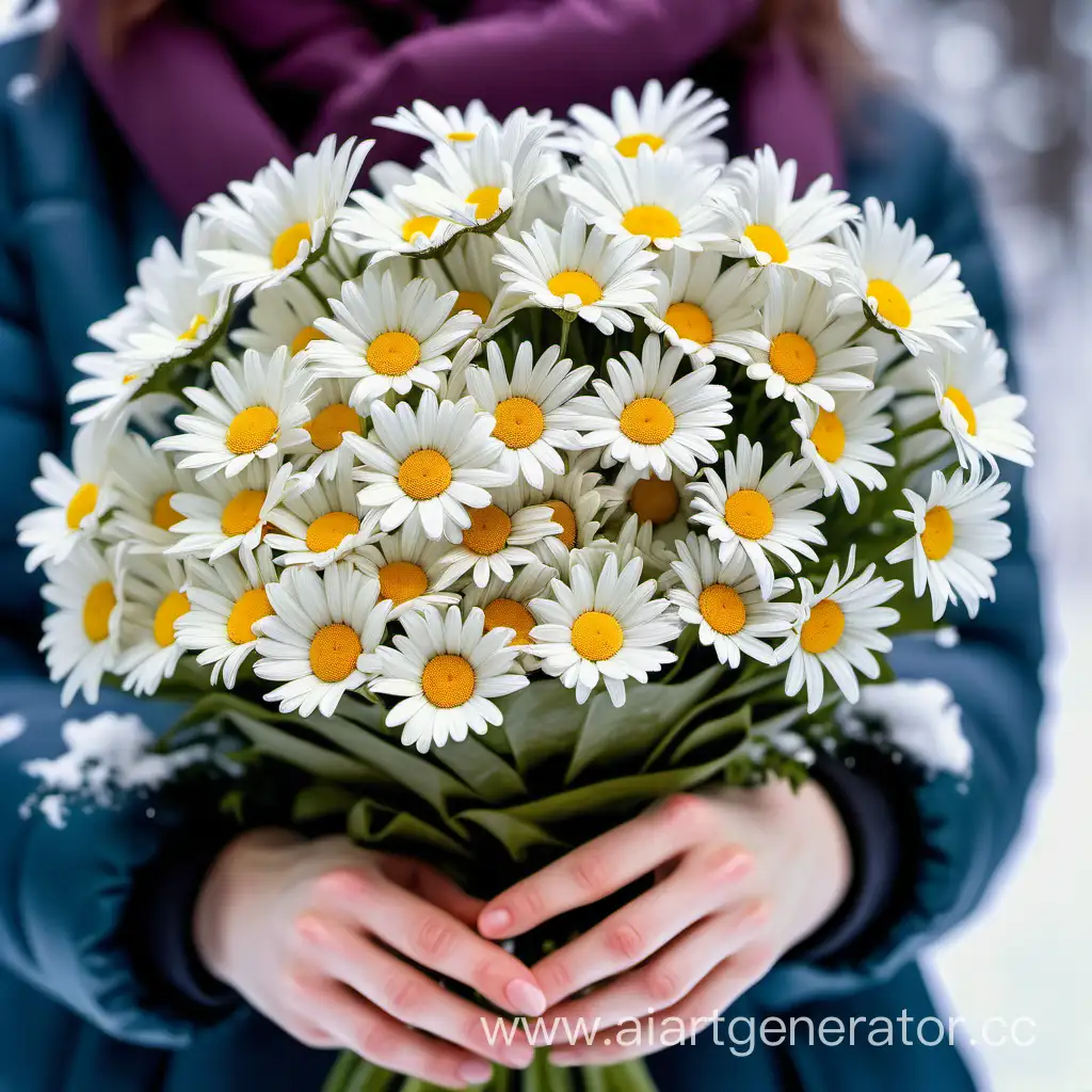 Winter-Elegance-Woman-Holding-a-Stunning-Bouquet-of-Daisies