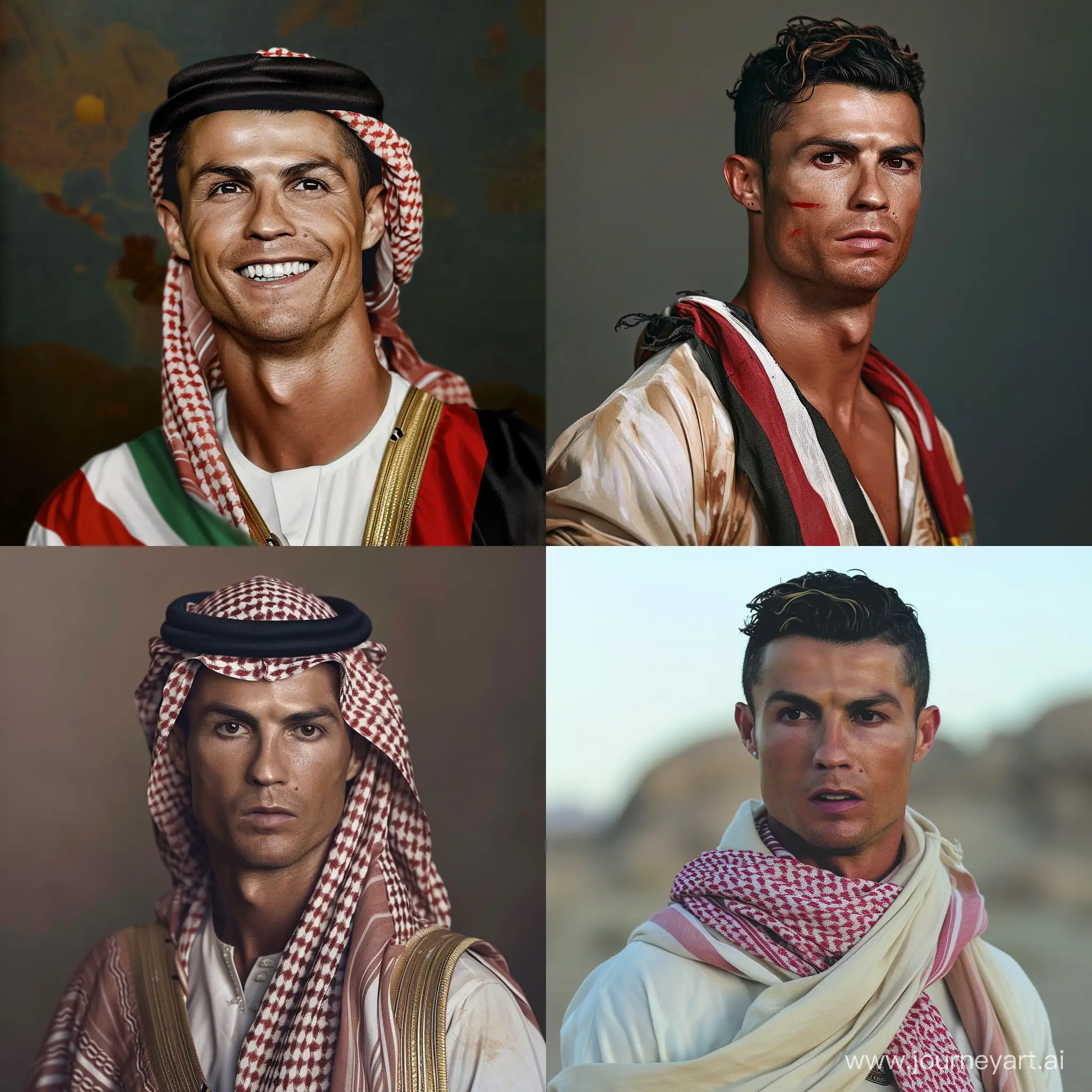 Yemeni-Cristiano-Ronaldo-Imaginary-Portrait-with-Unique-Perspective