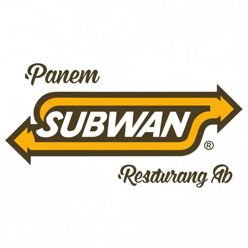 logo, SUBWAY , with the text "Panem Restaurang AB", typography, be used in Restaurant industry