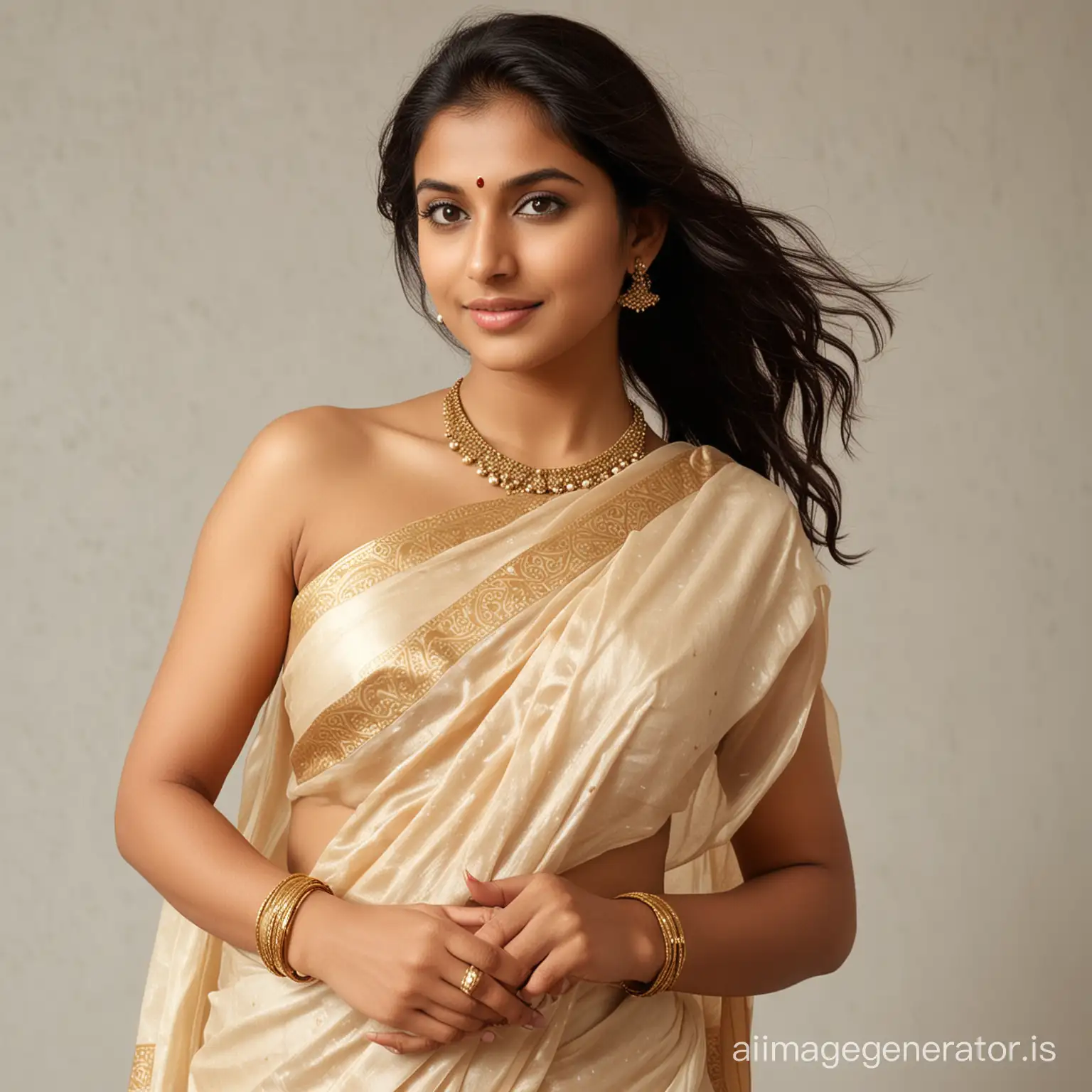 Traditional-Indian-Woman-in-Elegant-Saree-Pose