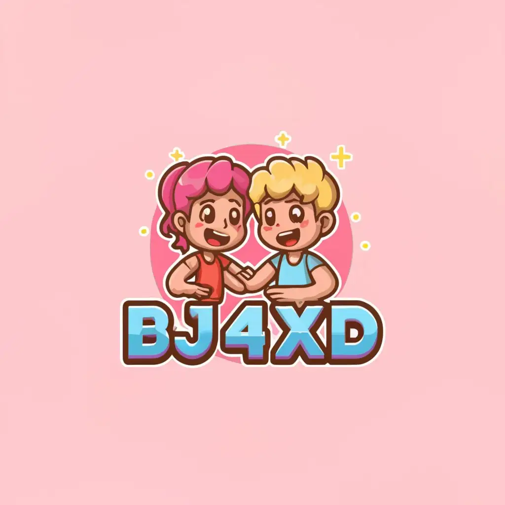 LOGO-Design-for-bj4xd-Girls-Chat-with-Boys-in-a-Clear-and-Moderate-Style