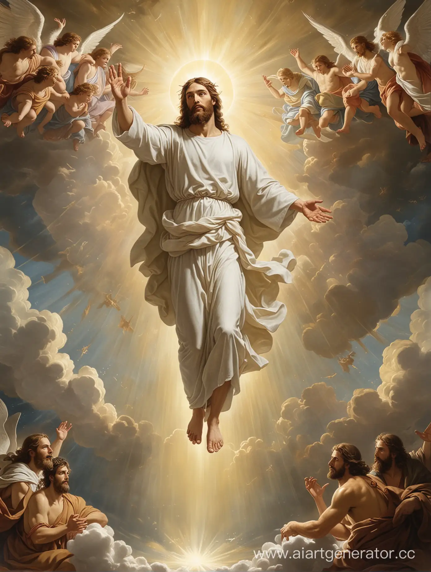 The appearance of Christ from heaven