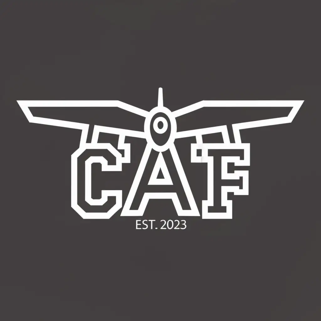LOGO-Design-for-CAF-Bold-Typography-with-Abstract-Coffee-Beans-and-Flourishes-of-Gold