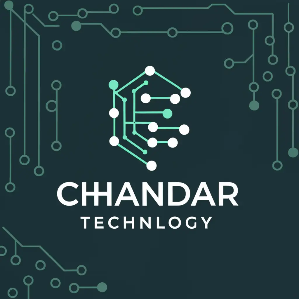 a logo design,with the text "Chandar technology", main symbol:A logo text image for technical in words,Moderate,be used in Internet industry,clear background
