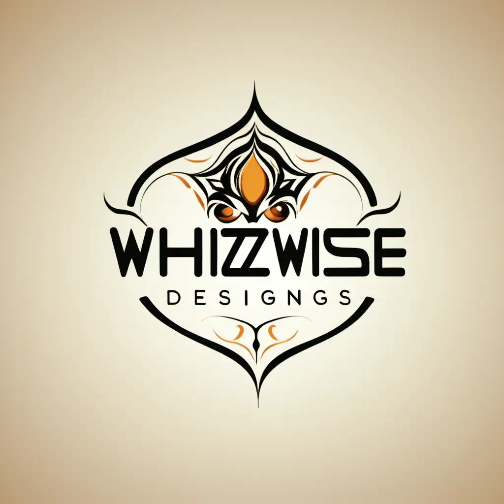 Innovative WhizWise Designs Logo Concept for a Modern Identity