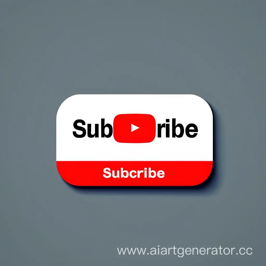 Кнопка "подпишись" для Youtube shorts, яркая, короткая анимация