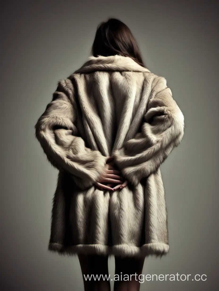 Elegant-Girl-in-Fur-Coat-Standing-with-Poised-Grace