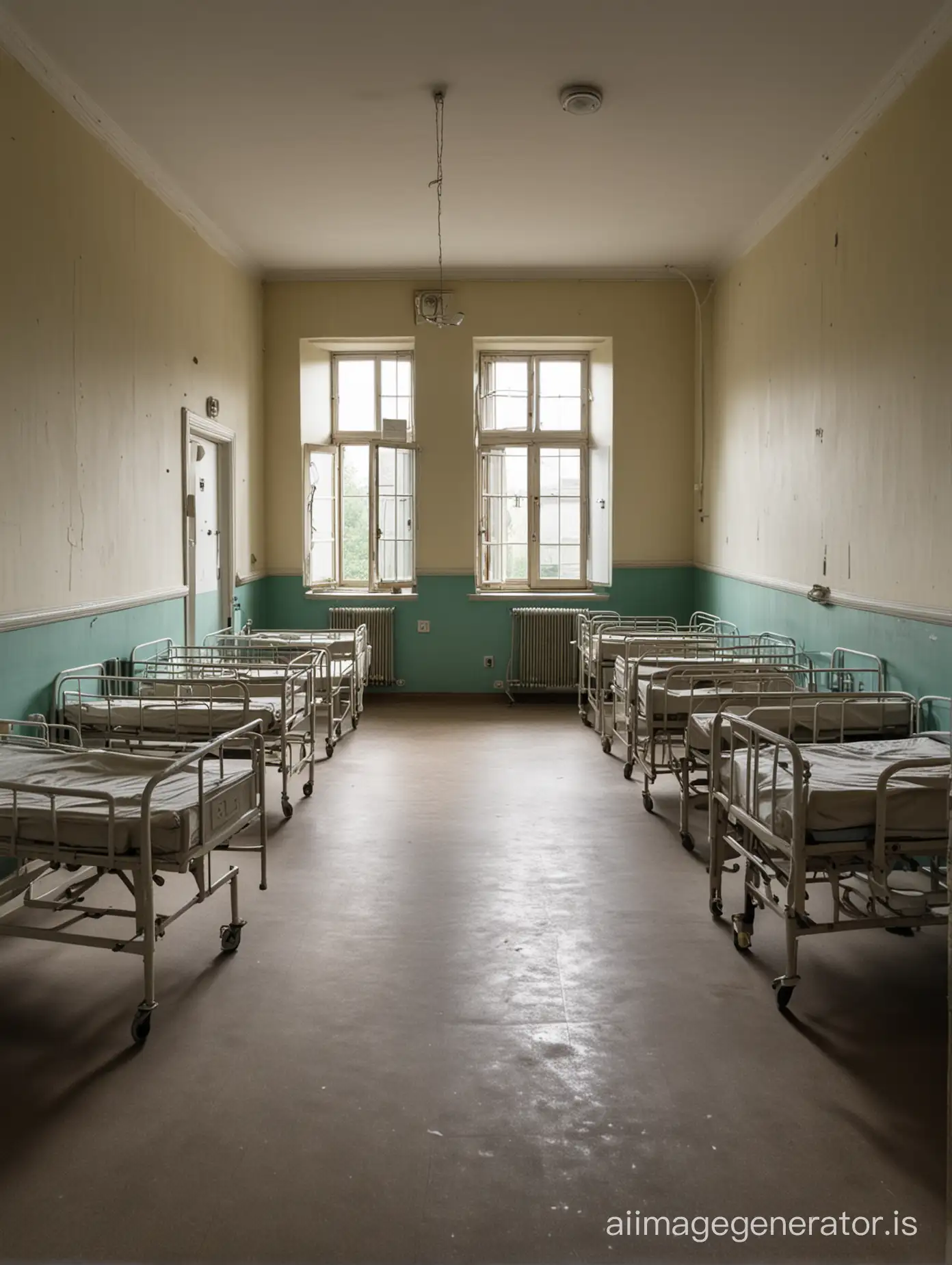 A ward in a psychiatric hospital
