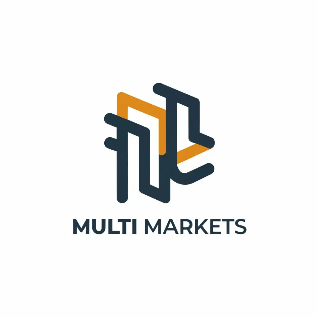a logo design,with the text 'Multi Markets', main symbol:candle bar,Moderate,be used in Finance industry,clear background