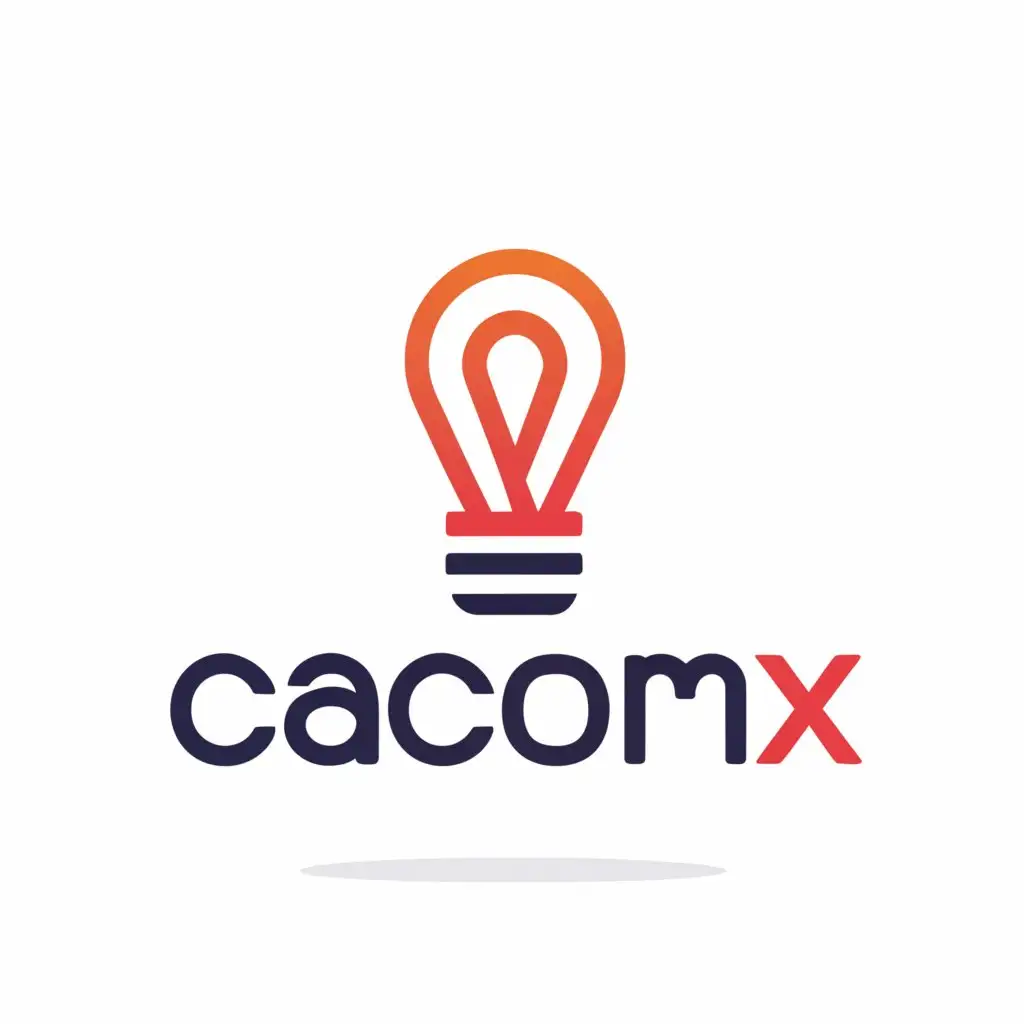 a logo design,with the text "cacomx", main symbol:creativity,Moderate,be used in Finance industry,clear background