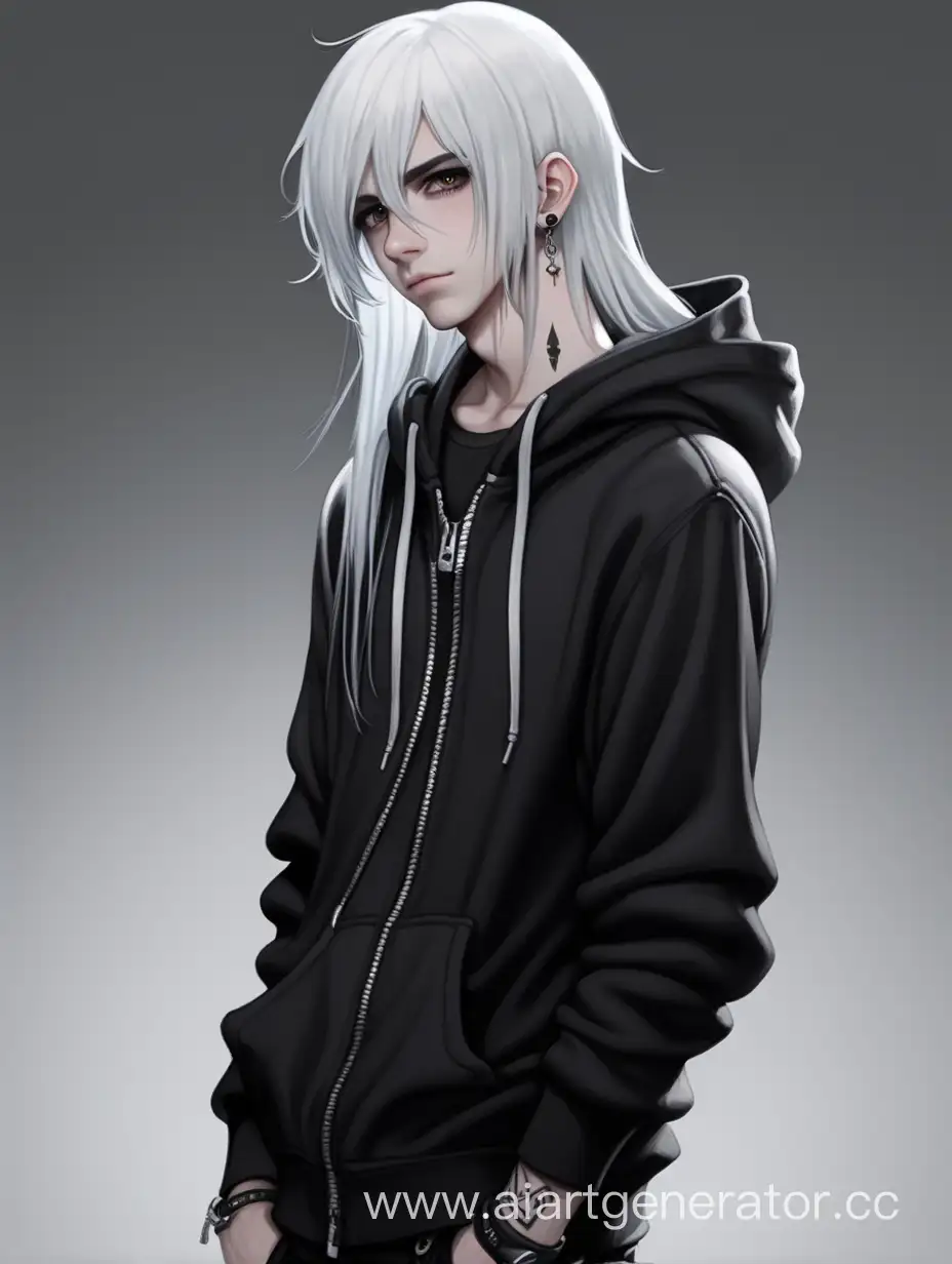 Edgy-Teen-with-Long-White-Hair-and-Facial-Piercings-in-Stylish-Black-Outfit