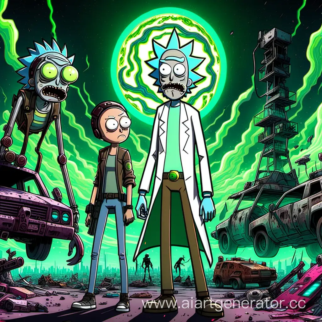 PostApocalyptic-Cyberpunk-Adventure-with-Rick-and-Morty