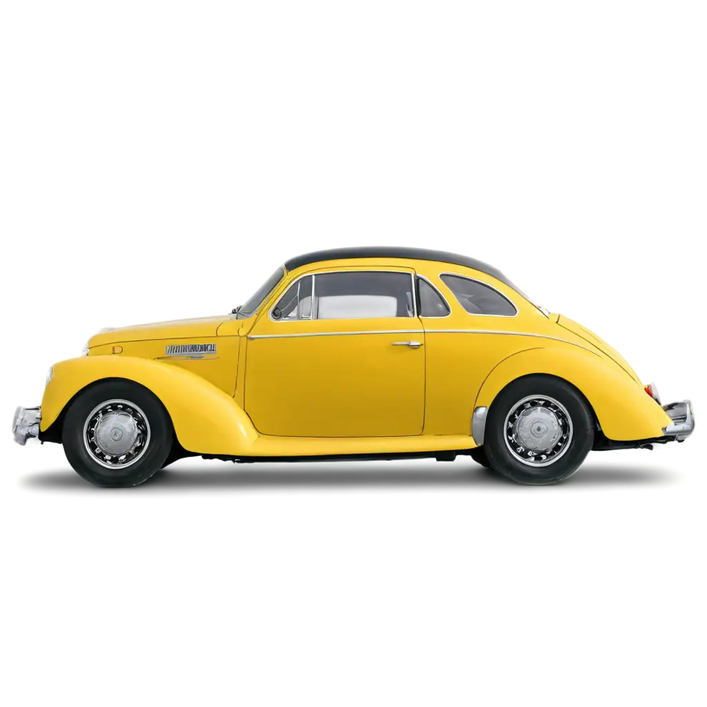 Vintage-Yellow-Car-PNG-Reviving-Nostalgia-with-HighQuality-Transparent-Images