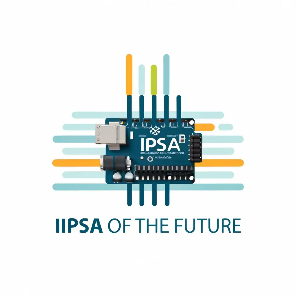 logo, UNO MICROCONTROLLER, with the text "IPSA OF THE FUTURE"