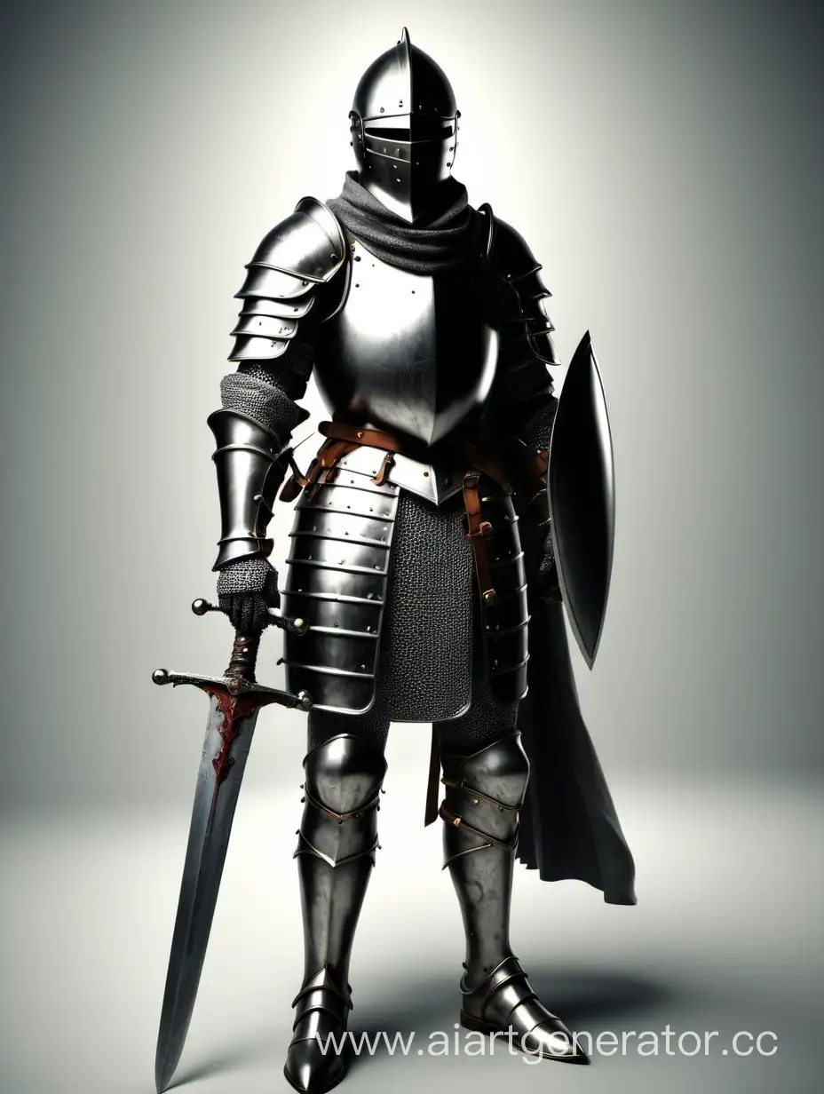 рыцарь, рыцарский шлем, меч, без лица