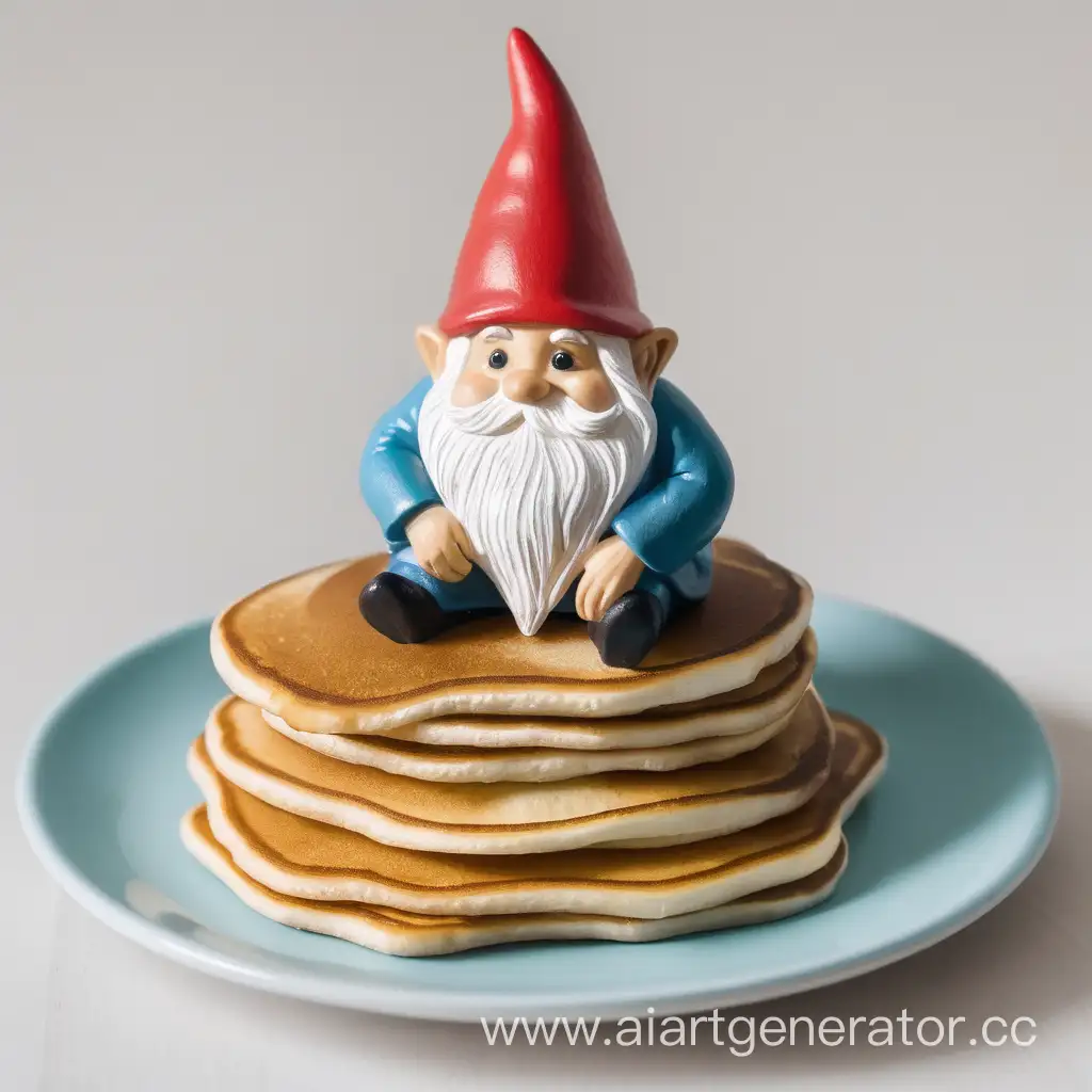 Adorable-Gnome-Relaxing-on-Delicious-Pancakes
