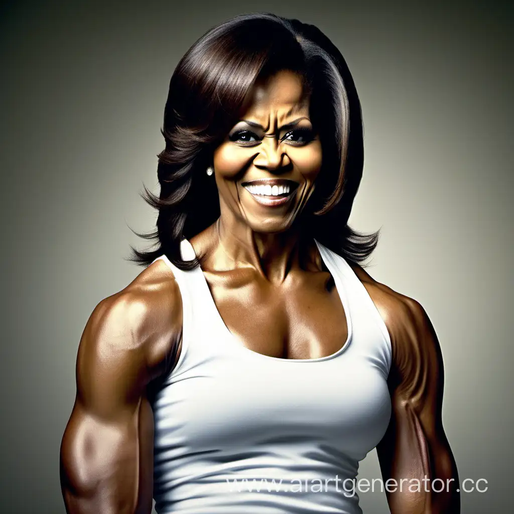 Michelle-Obama-Fitness-Transformation-with-Steroids