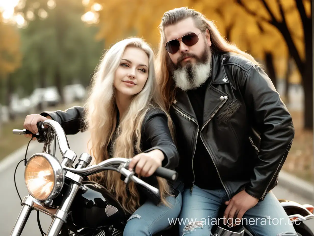 Romantic-Bearded-Biker-Couple-in-Love