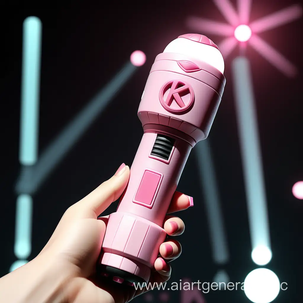 Нежно розовый фонарик, который является символом фандома той или иной группы, способом поддержки и взаимодействия с любимыми кпоп артистами на концерте.