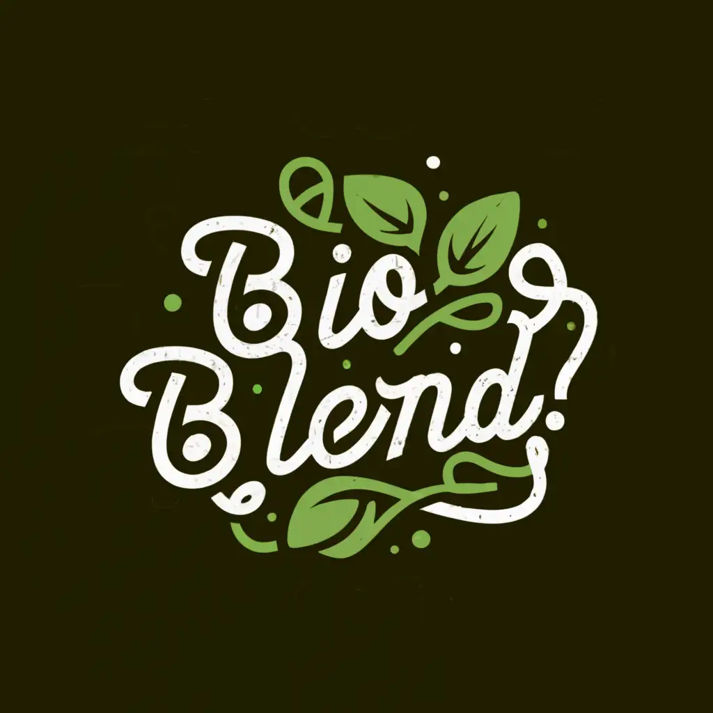 LOGO-Design-For-BioBlend-NatureInspired-EcoFriendly-Logo-with-Fabric-Motif