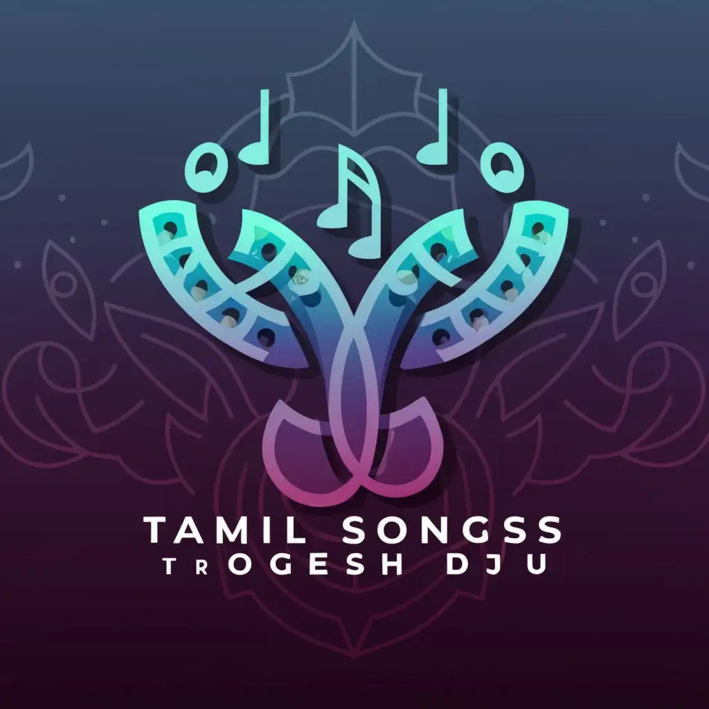a logo design,with the text "TAMIL SONGS FROM YOGESH DJ", main symbol:Y,Moderate,clear background