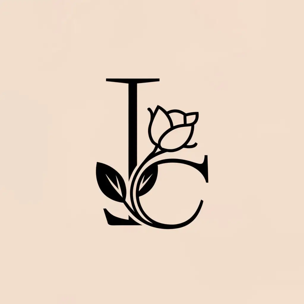 LOGO-Design-for-JC-Minimalistic-Rose-Symbol-with-Clear-Background