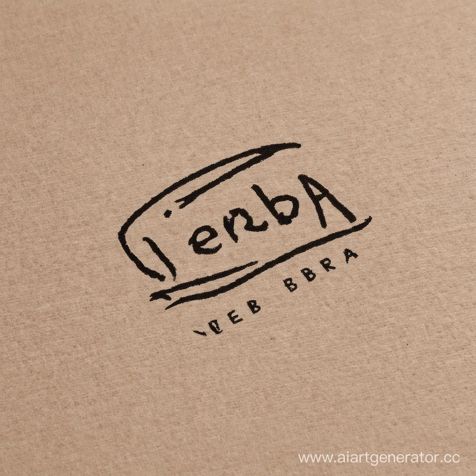 логотип одежды для бренда VERBA