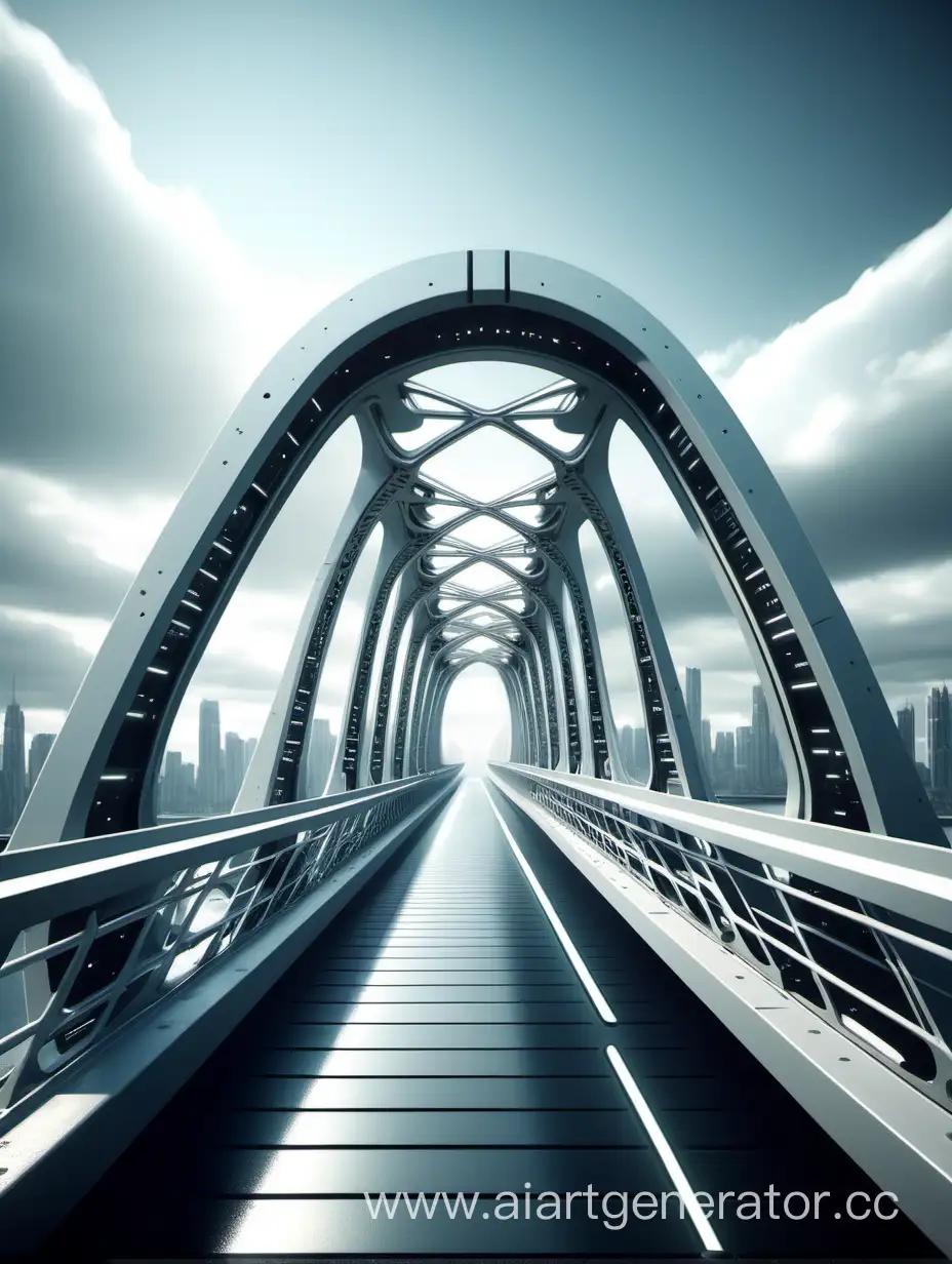 Innovative-Futuristic-Bridge-Illuminated-at-Night