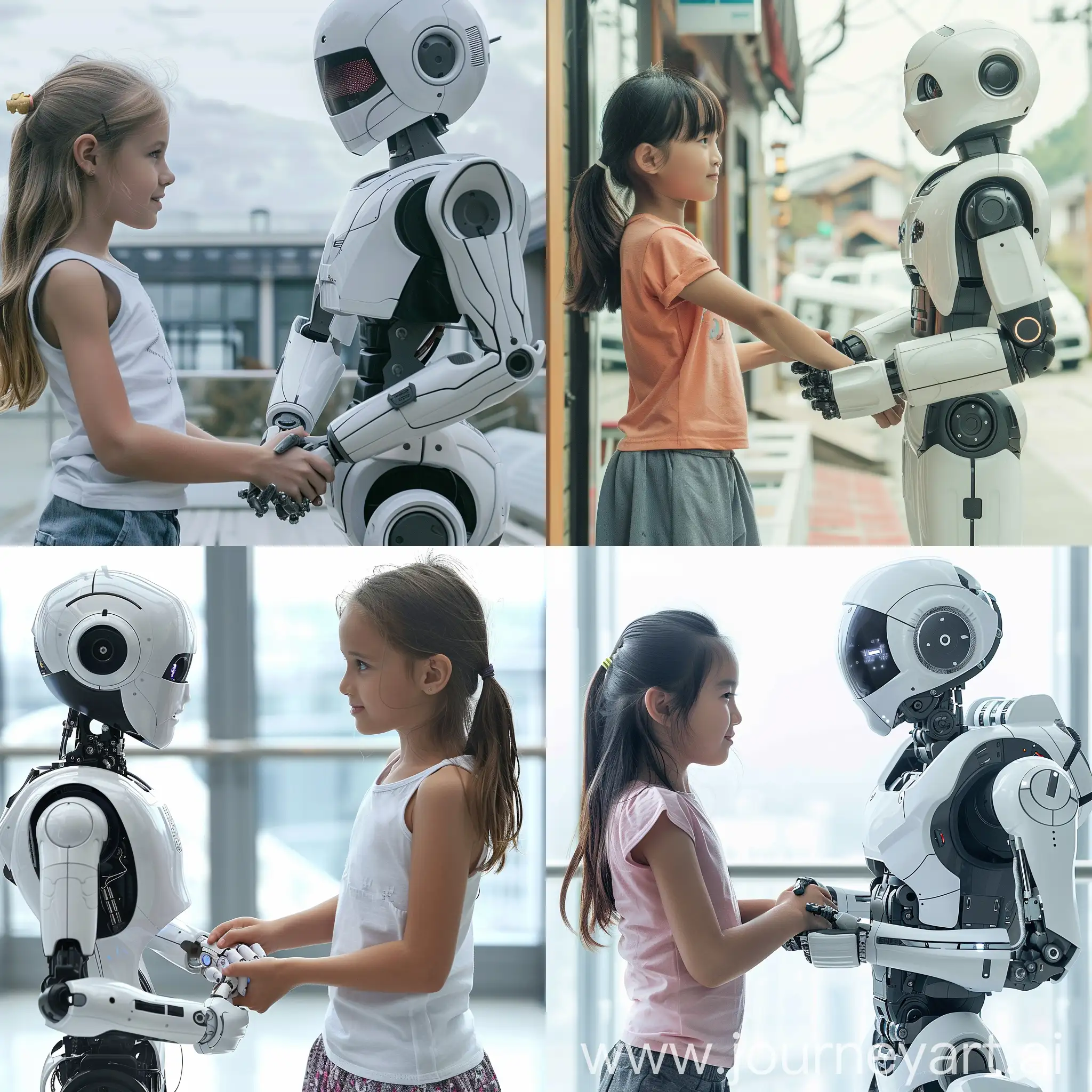 Girl-Shaking-Hands-with-Robot-Futuristic-Interaction-and-Technology-Concept