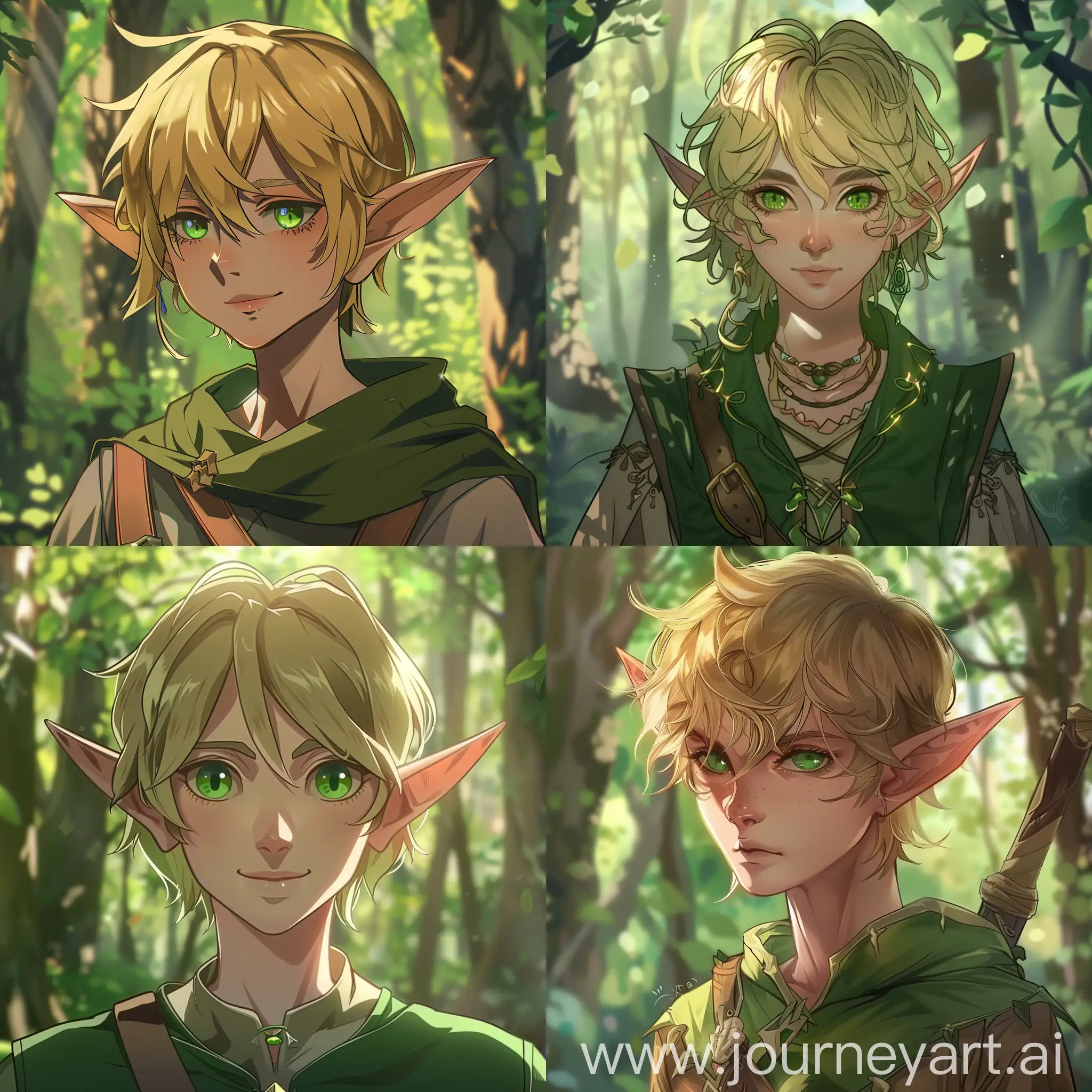 Elf-Man-with-Blond-Hair-in-Enchanted-Forest-Setting